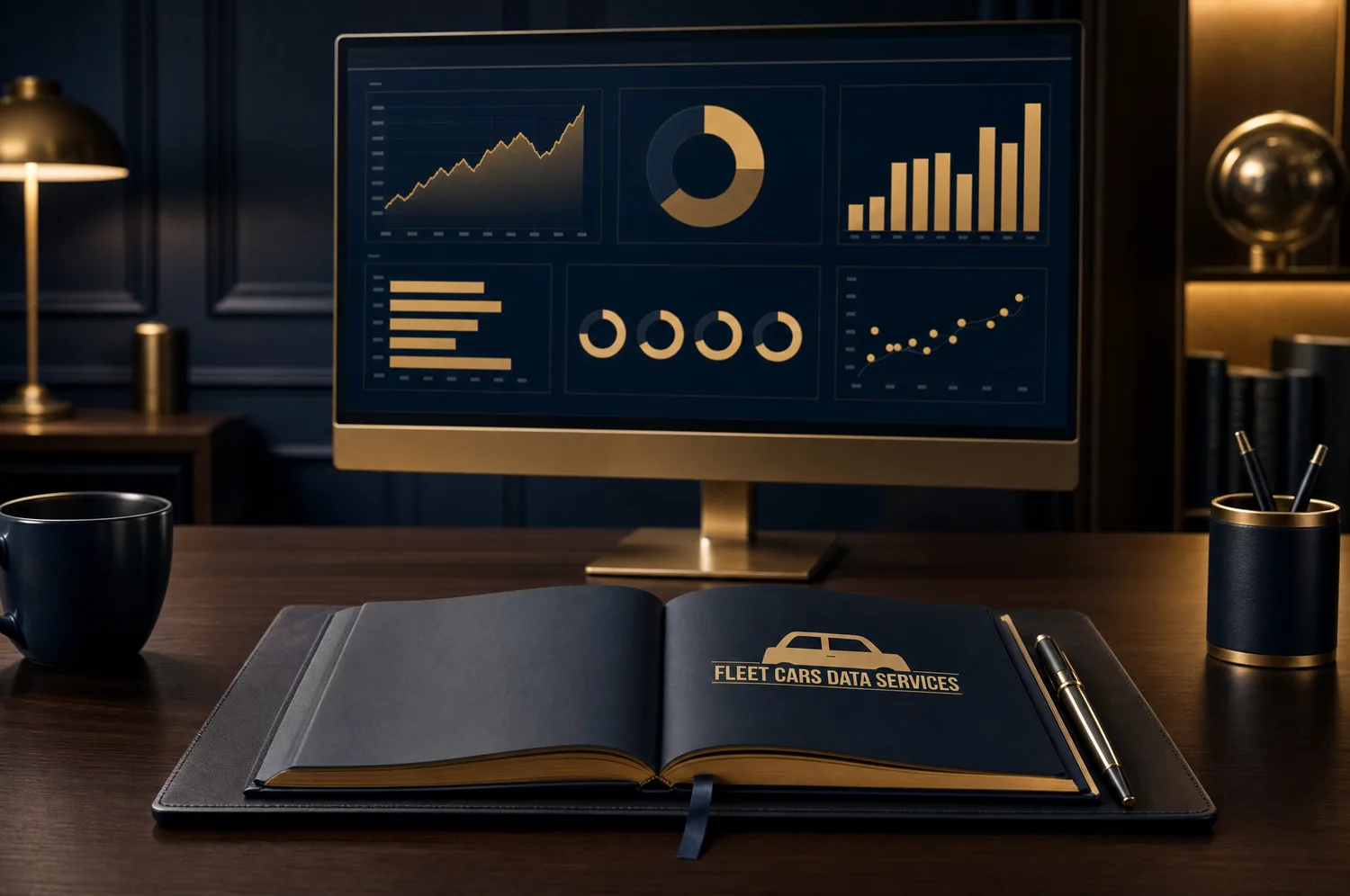 Unified private hire operational data on a clean analytics dashboard